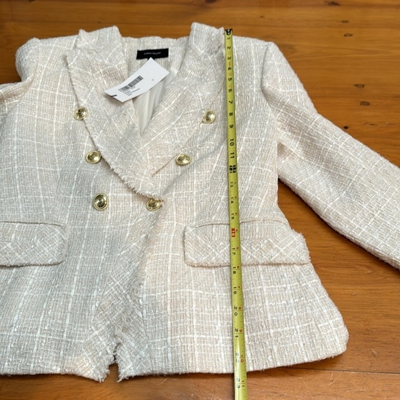 NWT Karen Millen Sparkle Tweed Military Blazer & Short Set - Picture 13 of 17